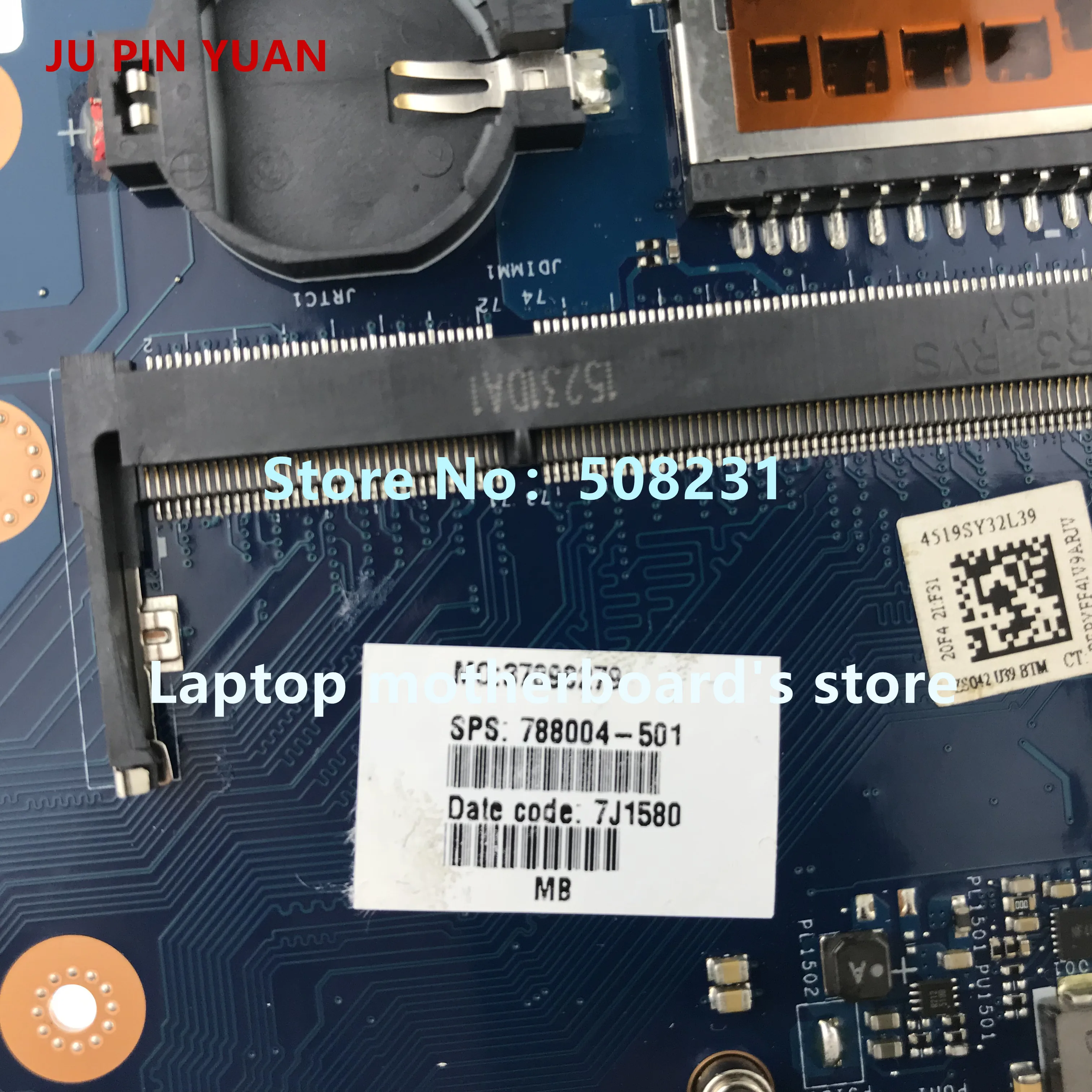 Ju pin yuan 788004 001 501 Материнская плата для HP 14 R 240 G3 ноутбук ПК ZSO40 LA A995P материнская