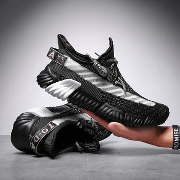 

2019 NEW light Men Running Shoes Comfortable Sports Outdoor Air Mesh Sneakers Male Athletic Breathable Footwear Walking Jogging