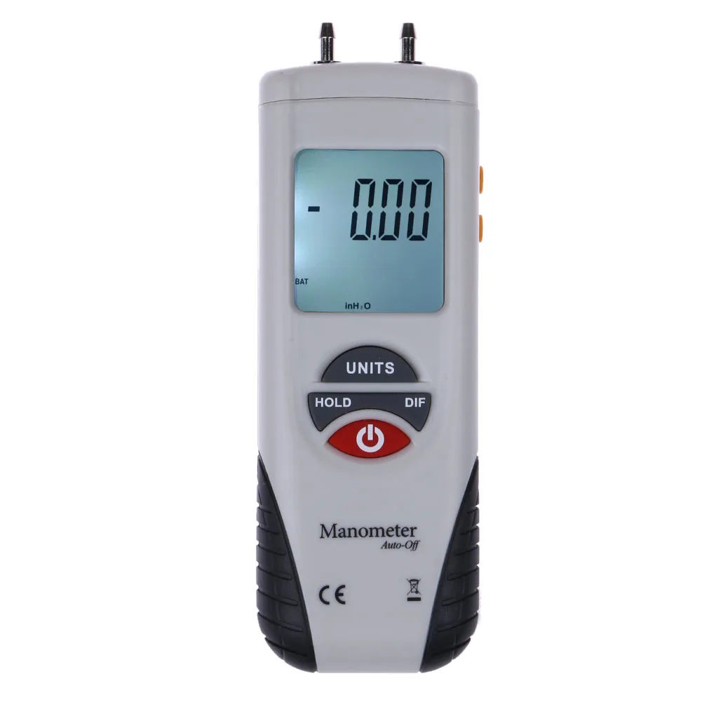 

Selection Node LCD Digital Manometer Differential Air Pressure Meter Gauge 11 Selectable Scales Units 2Psi 13.79Kpa Tester Tools
