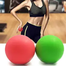 TPE Массажный шар для йоги резиновый акупрессур хоккейный мяч Лакросс 63 мм триггер точка расслабления мышц самомассажный мяч