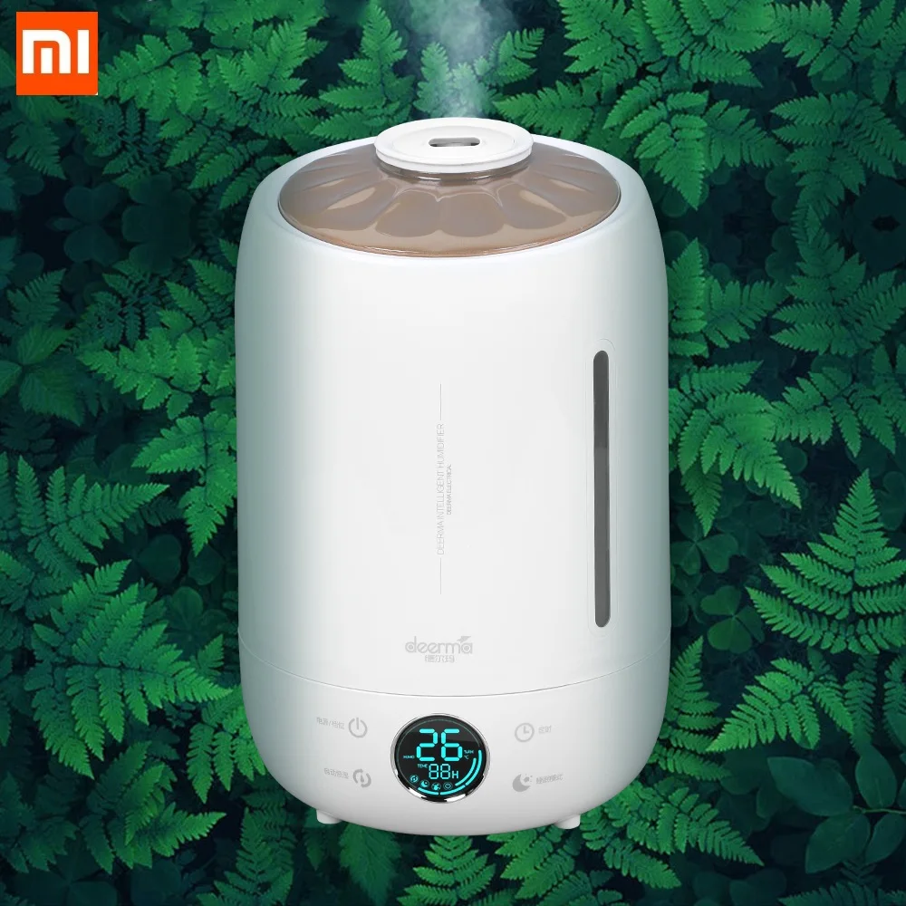 

Xiaomi Deerma DEM-F500 Air Humidifier Ultrasonic 5L Quiet Aroma Mist Maker LED Touch Screen Timing Function Home Water Diffuser