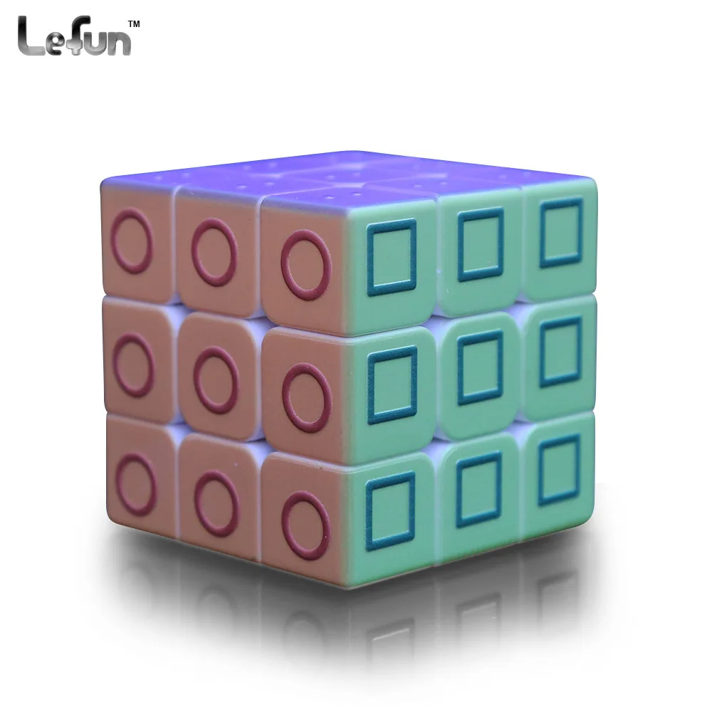 

Lefun [ Three Steps Geometry Magic Cube Uv Geometric Figure Braille Fingerprint Three Steps Magic Cube 3d Relief 3 Steps
