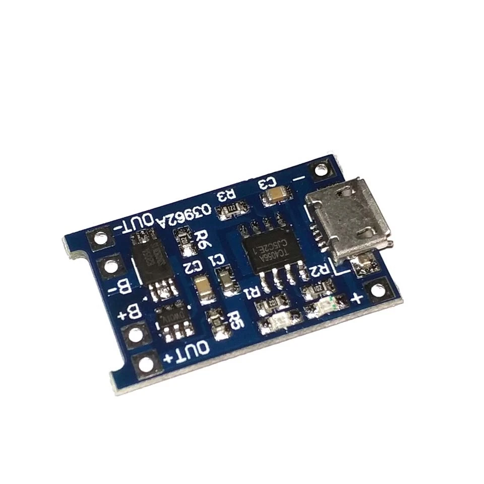 MICRO USB 5V 1A 18650 TP4056 модуль зарядного устройства литиевой батареи зарядная плата с