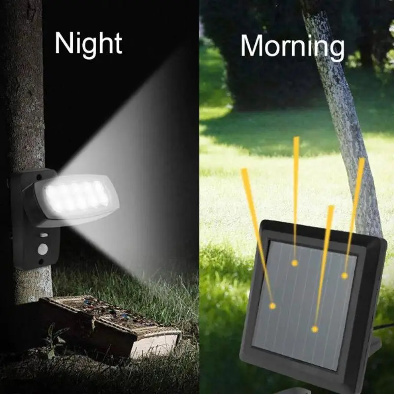 

10 LED Solar Light Motion Sensor Outdoor StreetLight Waterproof Outdoor Garden Yard Wall Lamp For Roads Courtyards Garages