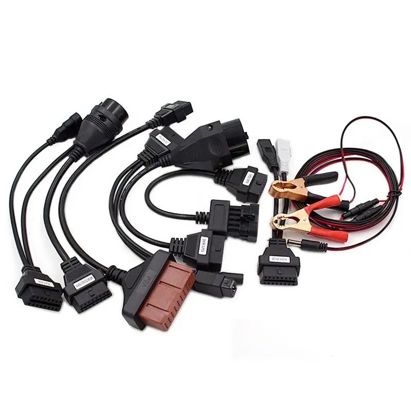 

8pcs Green Double Board TCS CDP Pro Plus Car Auto OBD2 Diagnostic Tool With Activator Car Adapter Lines DS150E Car Accessories