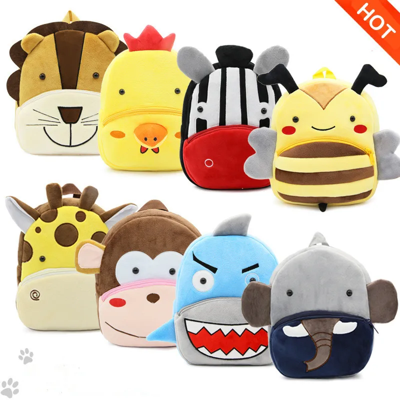 

Factory Outlet Kids Animal Backpacks Baby Girls Boys Cute Schoolbag Children Cartoon Bookbag Kindergarten Toys Gifts School Bags