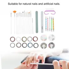 Профессиональный Nail Art Brush Set Рисование линий Pen польский маникюрные инструменты