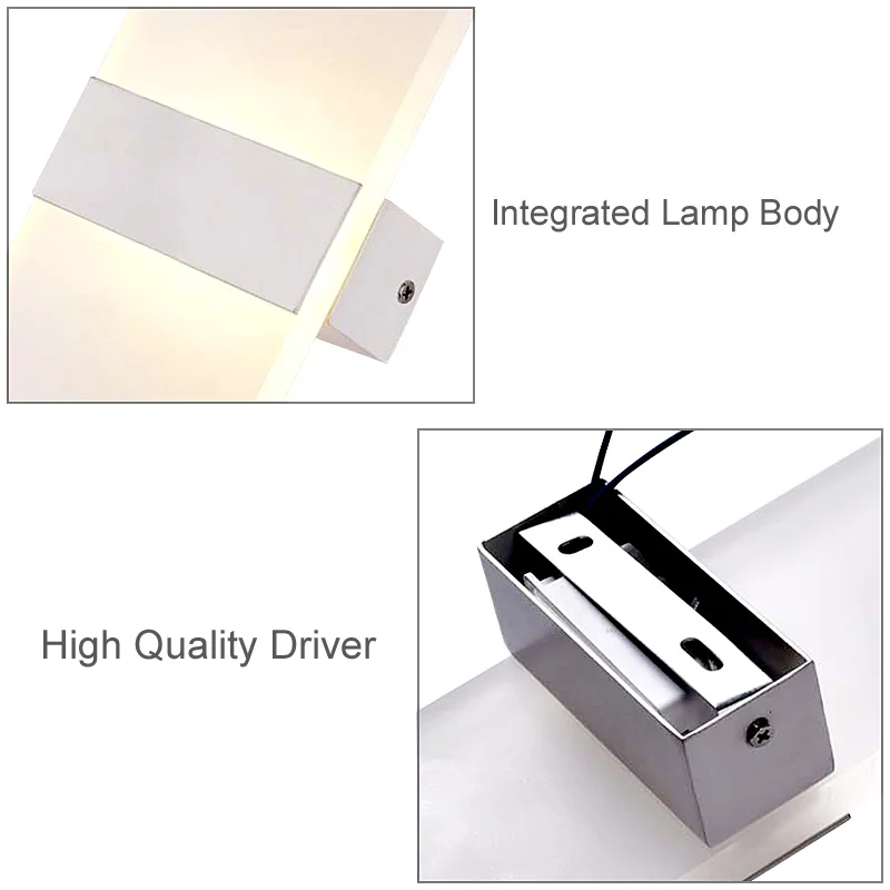  Modern Led wall lamp bedroom bedside lamp wall sconces modern aisle balcony lamp acrylic Stair Mirr - 32949454221