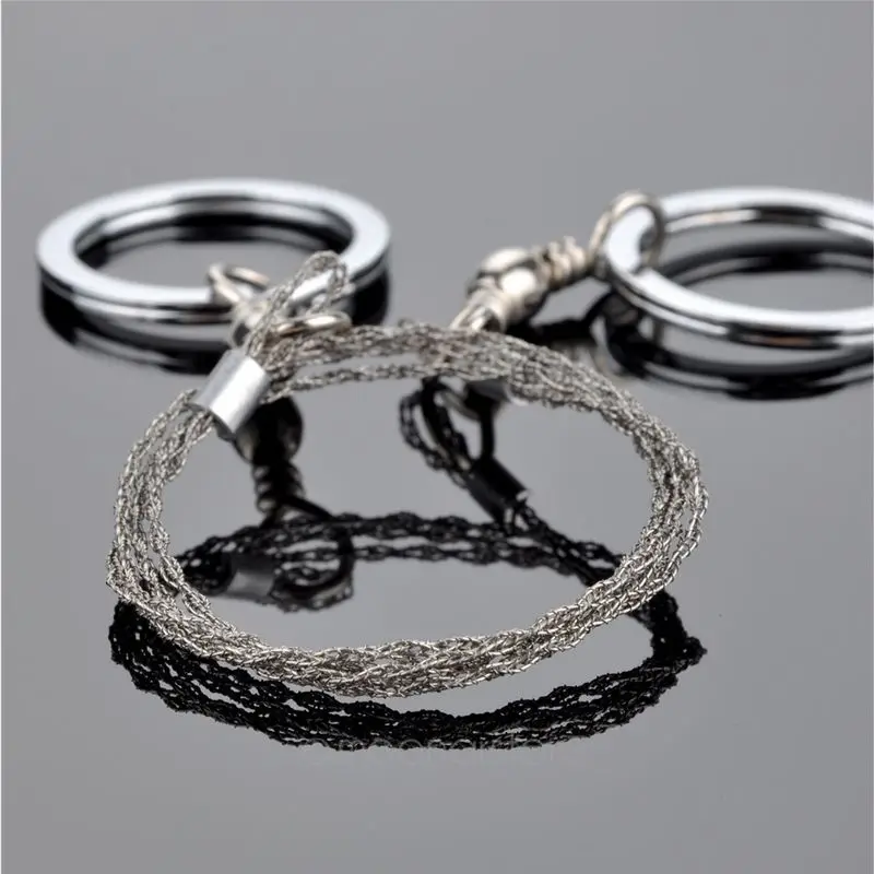 

Field Survival Stainless Wire Saw Hand Chain Stainless Steel Wire Bamboo Line Lifebelts Bamboo Rotating Wire Drop Shipping #1025