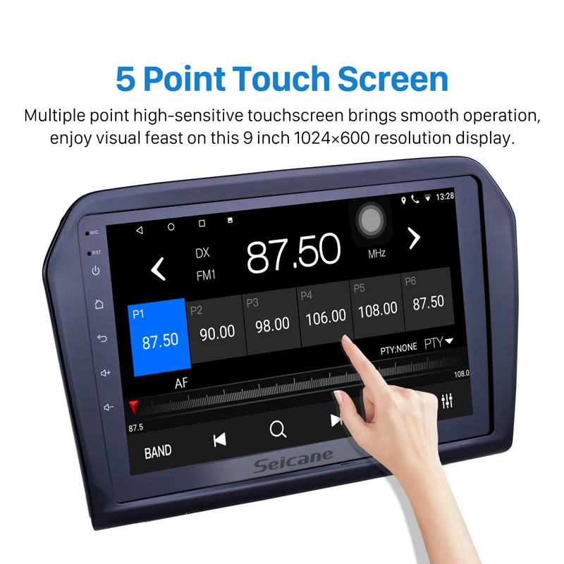 Seicane 9 inch Android 8.1 Car Auto Stereo for 2013 2014 2015 Volkswagen Jetta GPS Navigation Multi