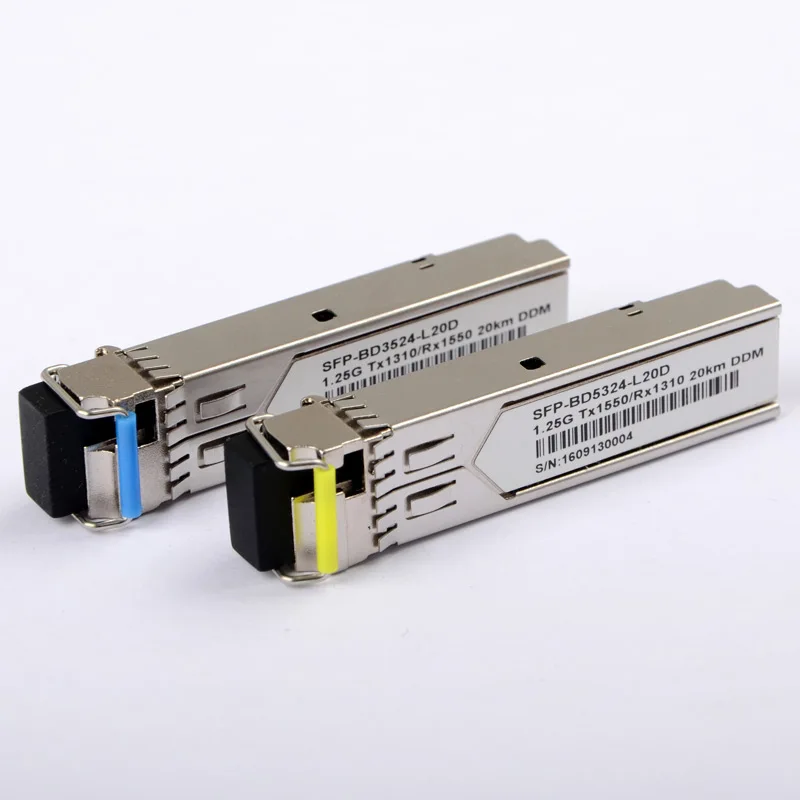 10 пар LC Gigabit 20 км DDM BIDI Mini Gbic SFP SM 1 25G Otdr оптический модуль Tranceiver для H3C HUAWEI HP ZTE