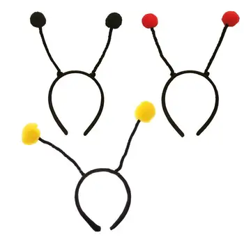 

Children's small animal headband ant bee insect antennae hairy ball caterpillar headwear headband adult props