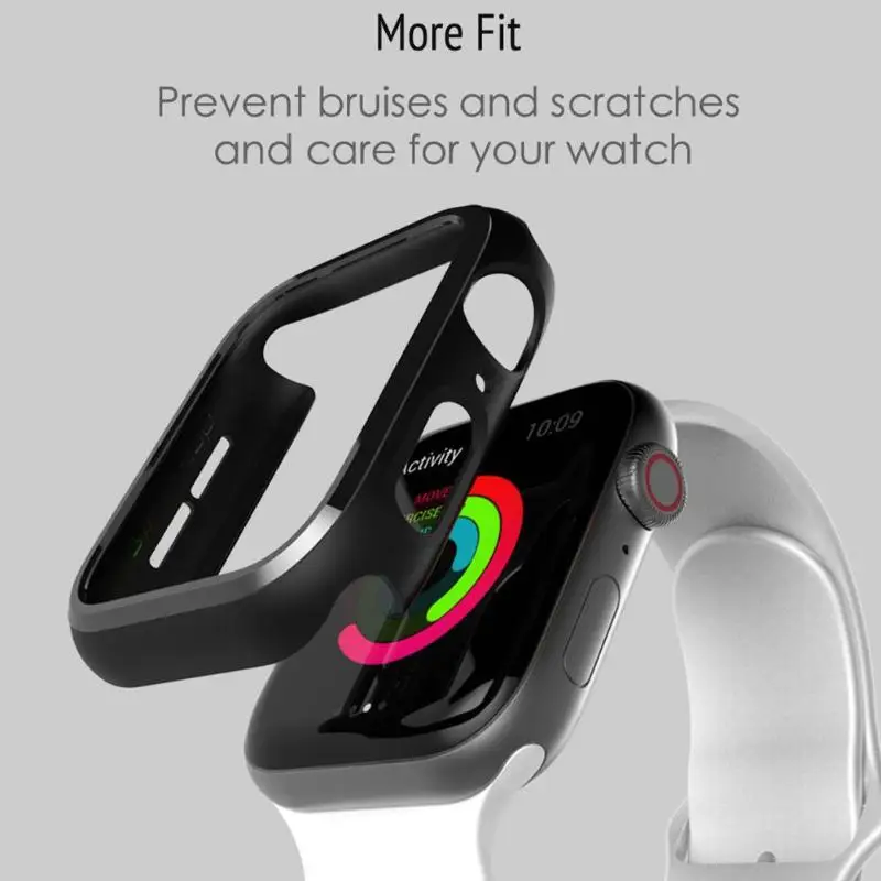 Твердый защитный чехол ALLOYSEED из поликарбоната для Apple Watch iWatch серии 4 40 мм 44 смарт