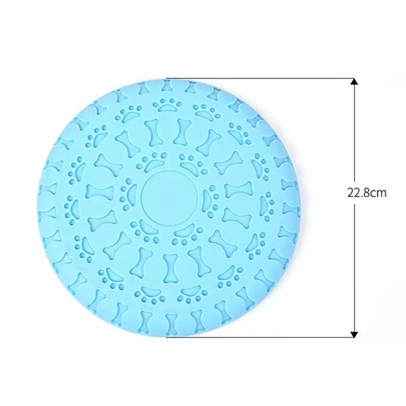 جديد ثنائي استخدام تحلق القرص تغذية التدريب دمية مطاطية للكلب الماسك الحيوانات الأليفة لعبة الأخدود عدم الانزلاق دغة مقاومة القرص الحيوانا...