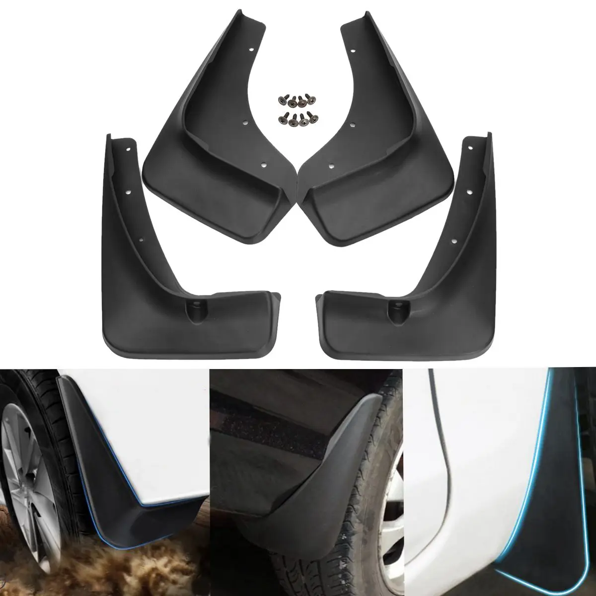 

4Pcs Car Splash Mudguards Sludge Mud Flaps for Fenders Set for Mazda CX-5 CX5 2012 2013 2014 2015 2016