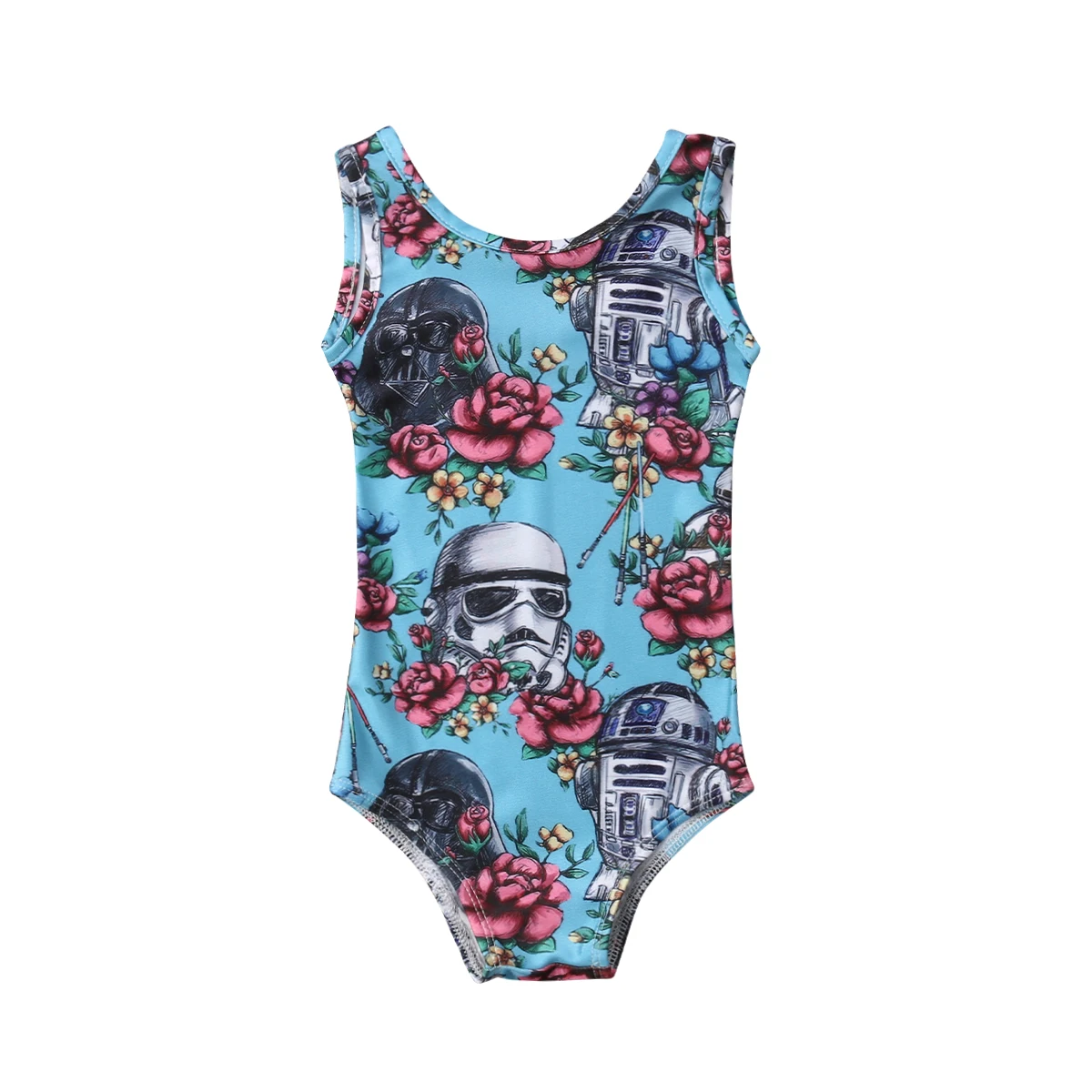 

Hirigin Summer Toddler Kids Baby Girl Star Wars Floral Swimsuit Bikini Swimwear Bathing Suit Beachwear