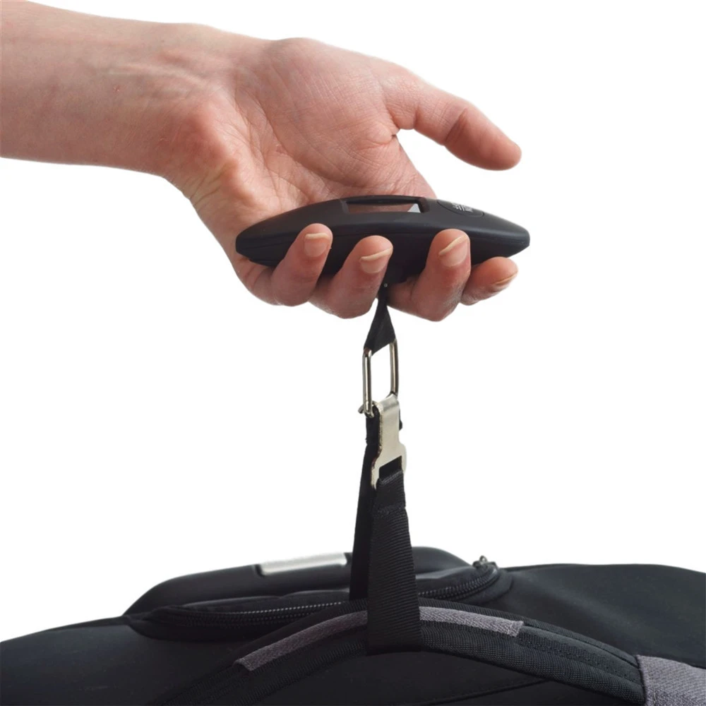 40KG digital portátil de mano con un peso de equipaje de mano Viajes Balanza Maleta Bolsa