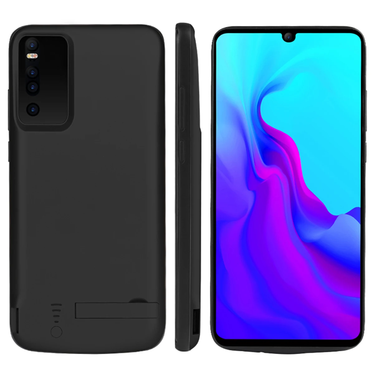 

Battery Charger Case for Huawei P30 5000mAh Smartphone Rechargeable Extended Battery Scratch Resistance Protector with Bracket