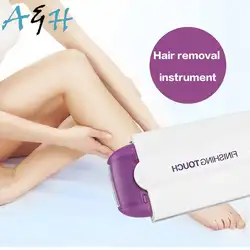 Free touch перезаряжаемые волос свет для женщин Remover Эпиляторы бритвы безопасно удаления гладкой мгновенное и боль лазерный сенсор