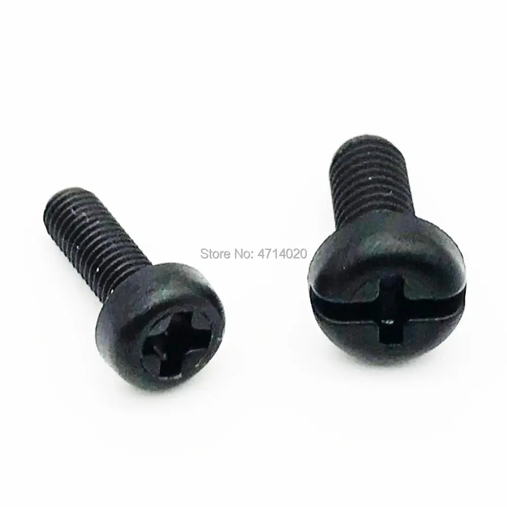Phillips pan head screw M2 M2.5 M3 M4 Nylon Plastic Screw Bolt length 5mm-50mm 50pcs