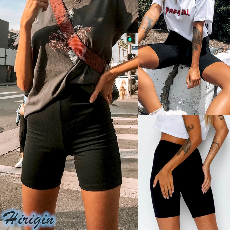 Summer Women Casual Shorts 2019 New Women Summer Black Casual Elastic High Waist Shorts Simple Hot Shorts Summer Women Casual Shorts 2019 New Women Summer Black Casual Elastic High Waist Shorts Simple Hot Shorts