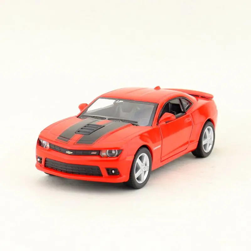 Металлическая Модель KINSMART масштаб 1:38 гоночный автомобиль Chevrolet Camaro 2014 игрушка