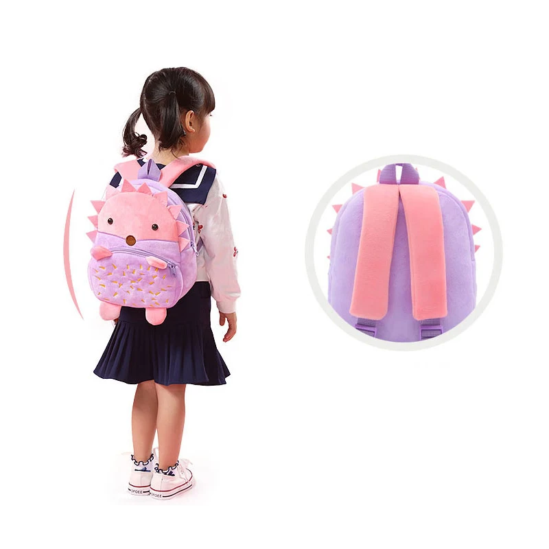  Mini Kindergarten Schoolbag Cartoon Kid Plush Backpack Plush Animal Backpack Children School Bag Gi - 32969684806