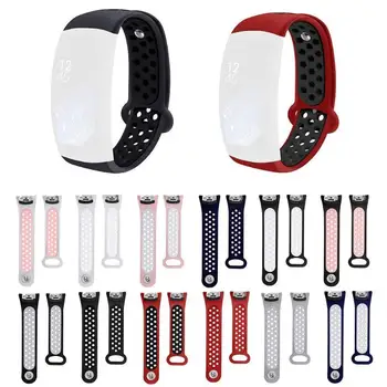 

Silicone Porous Breathable Smart Watch Band Wearable Bracelet Strap Smart Parts for Samsung Gear Fit2/Fit2 Pro