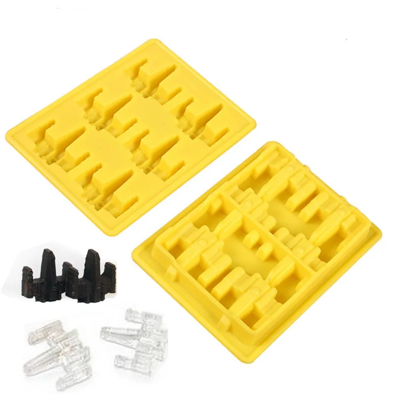 

cupcake decorating X-wing fighter silicone mold chocolate fondant cake decorating free shipping