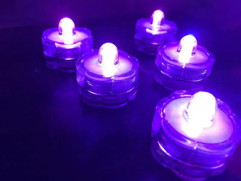 24pcs Lot Battery Operate Led Tea Light Submersible Waterproof