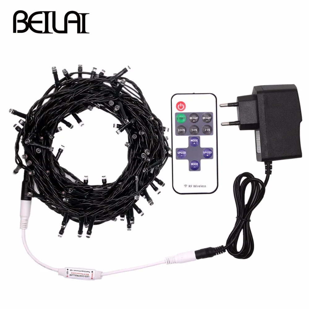 

Fairy LED String Lights DC12V 10M 20M Waterproof Garland LED Christmas Light Strip Add 1A Power and 11Key For Holiday Decoration