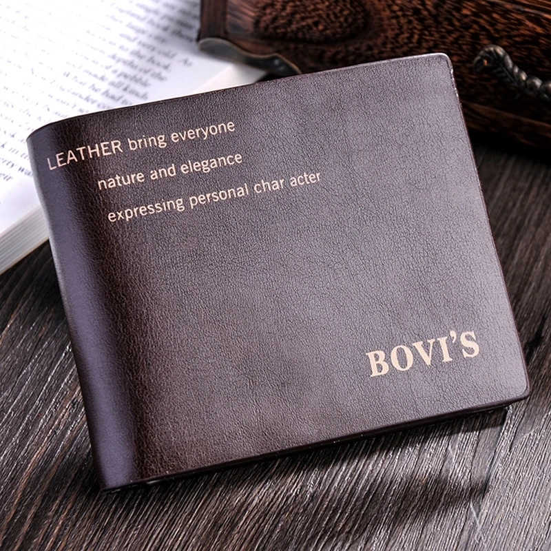 

Foreign Trade Men's Wallet Fashion Europe And America Simple Embossed Letter Men's Bag Cross Section Purse Card Package