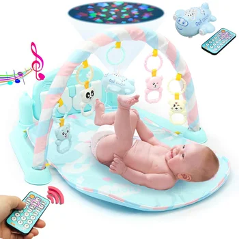 

3 in1 Baby Play Mat Gym Newborn Infant Baby Musical Piano Play Mat Blanket Kids Activity Carpet