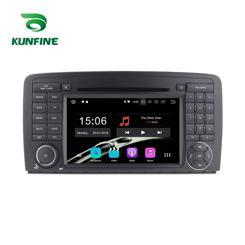 Perfect Android 9.0 Core PX6 A72 Ram 4G Rom 64G Car DVD GPS Multimedia Player Car Stereo For Benz R-W251/R280 2006-2016 Radio Headunit 4