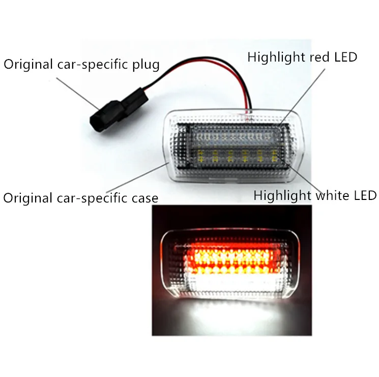 2 шт. полный светодиодный светильник с боковой дверью для Lexus IS ES LS RX GX LX GS, Toyota Camry Sienna Limited Venza Land Cruiser