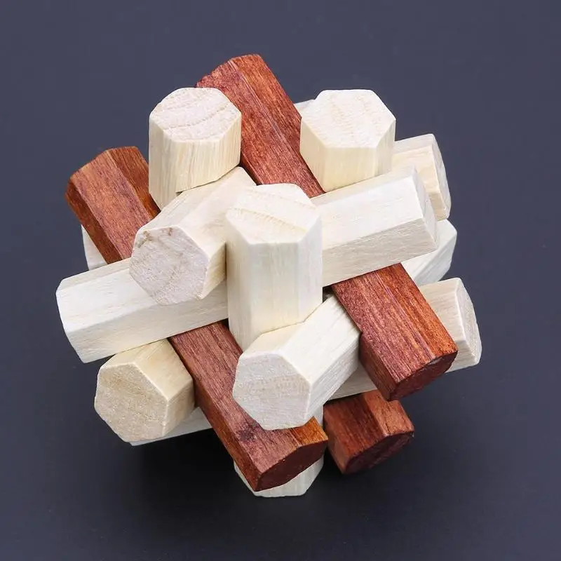 

Chinese Traditional Intellectual Toy Luban Lock 3D Wooden Puzzles Creative Brain Teaser Toy Gift Kids Adult Children Funny New