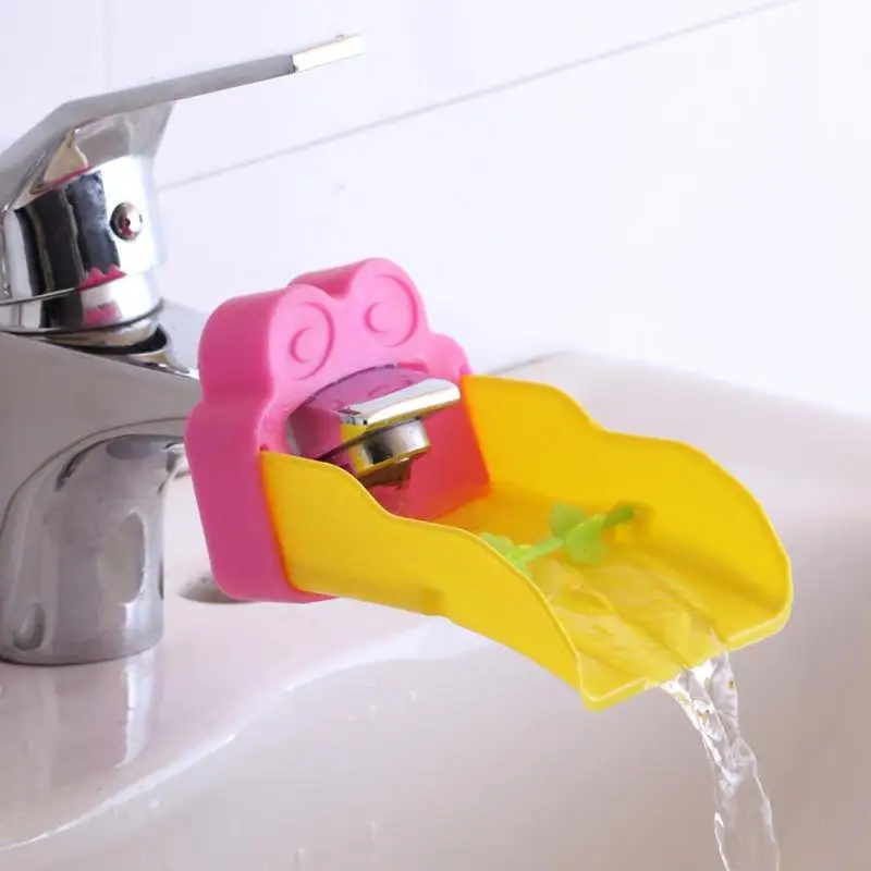 

Cute Cartoon Frog Shape Bathroom Sink Faucet Extender Kids Hand Washing Tools Washing Hand Training Tool for Children Kids Babys