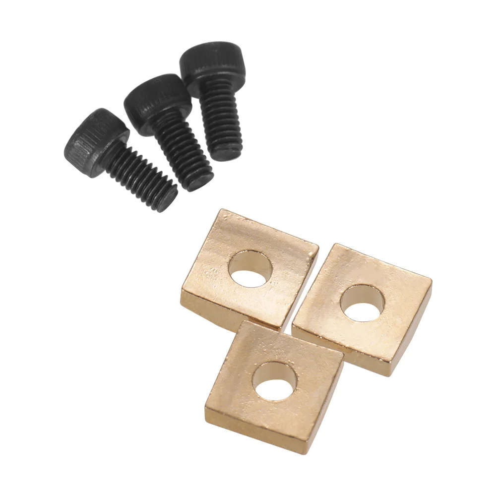 

3 Sets Electric Guitar String Locks Guitar Tremolo Bridge String Locks Strings Metal Nut Block & Clamp Hex Screws