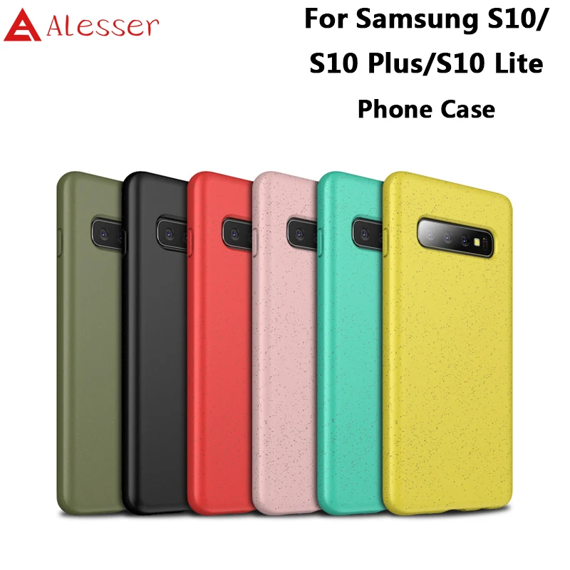 

Alesser For Samsung Galaxy S10 Straw Candy Protective Case Soft Silicone Back Cover Case For Samsung Galaxy S10 Plus S10 Lite