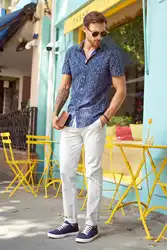 Мужские брюки-Чино Trendyol серого цвета-Smart-casual