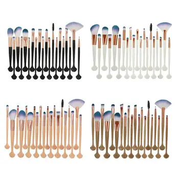 

20Pcs Shell Makeup Brushes Set Power Foundation Eye Shadow Contour Concealer Cosmetic Make Up Brush Tools Kit Maquiagem