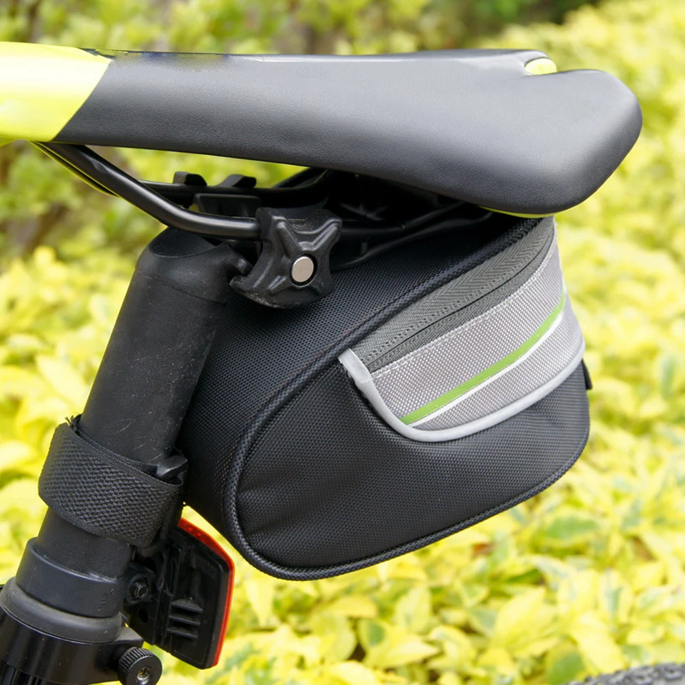 

Outdoor Bicycle Saddle Bag Cycling Seat Bag Bike Bicycle Tail Pouch Package Under-seat Storage Pocket Bicycle Accessories