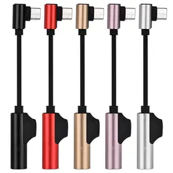 Адаптер usb-кабель type-C до 3,5 мм конвертер наушников аудио адаптер кабель для Xiaomi/huawei