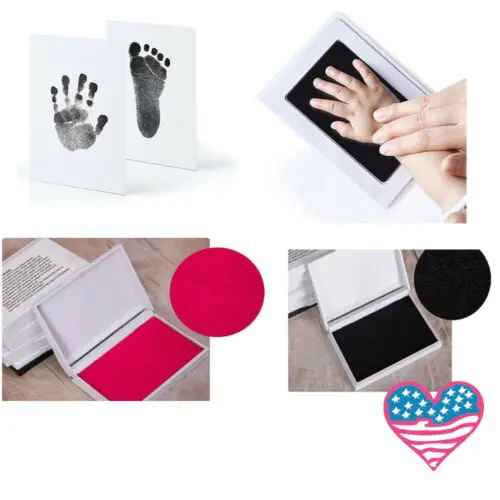 Inkless Wipe Baby Kit Hand Foot Print Keepsake Newborn Footprint Handprint