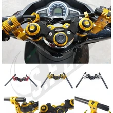 CNC алюминиевый адаптируемый под мотоцикл перекладина руля сцепление для Honda GROM MSX125 MSX125SF