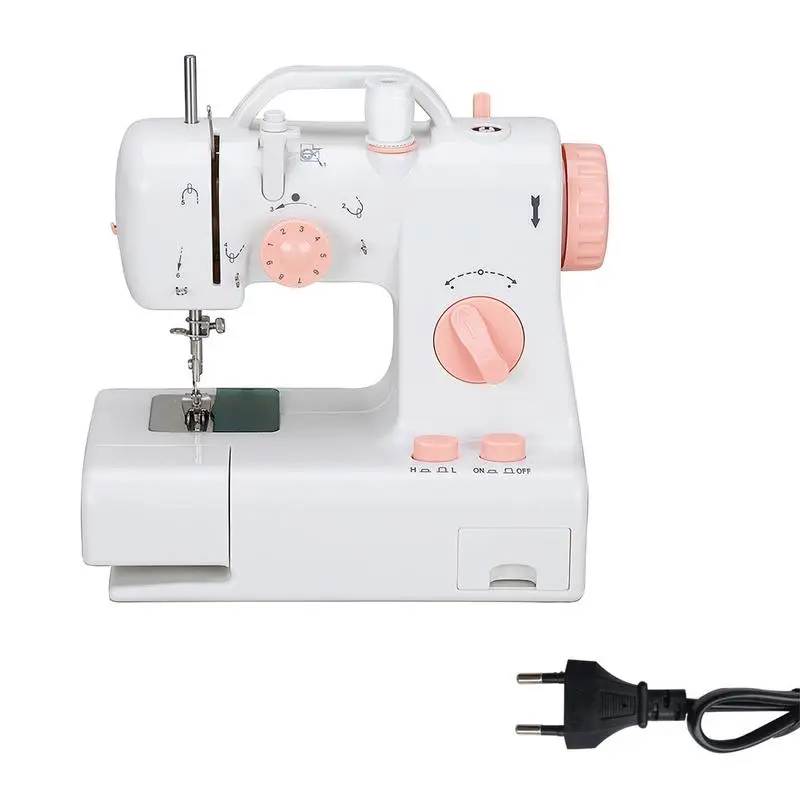 

Mini Household Sewing Machine Multifunctional Stitching Machinery with Lamp Cutter High Quality Parts
