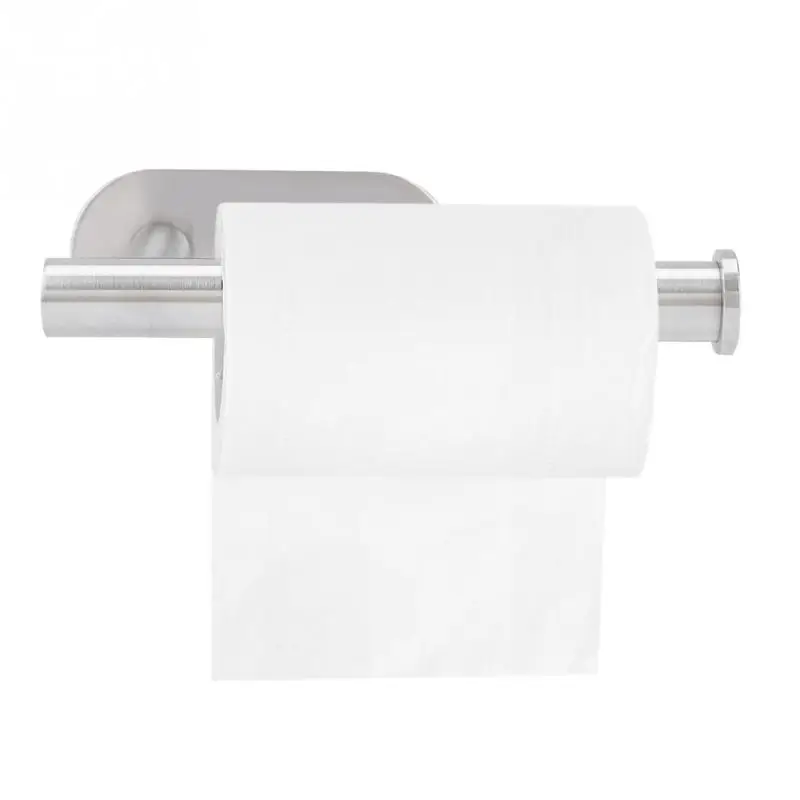 Stainless Steel Self Adhesive Toilet Paper Holder Tissue Paper Roll Holder