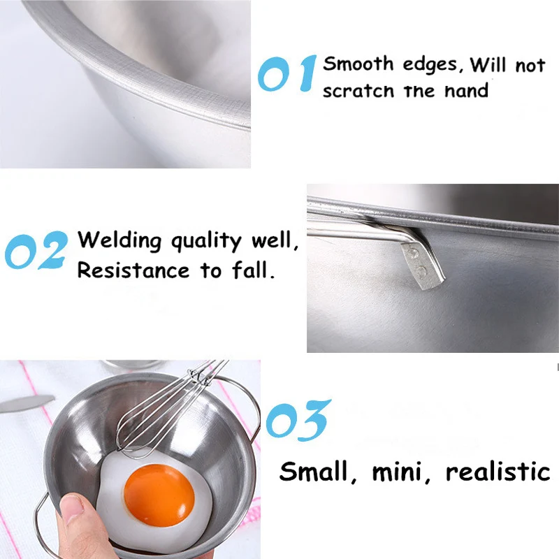 Mini Küche Set Kinder Pretend Spielen Kochen Werkzeuge Set Edelstahl Kochgeschirr Topf Pan Zubehör Küche Spielzeug für Baby Kinder