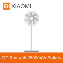 Xiaomi Smartmi Home Беспроводной естественный ветер напольная подставка вентилятор 100 Плавная Скорость дистанционное управление приложение Mijia управление 2800 мАч батарея