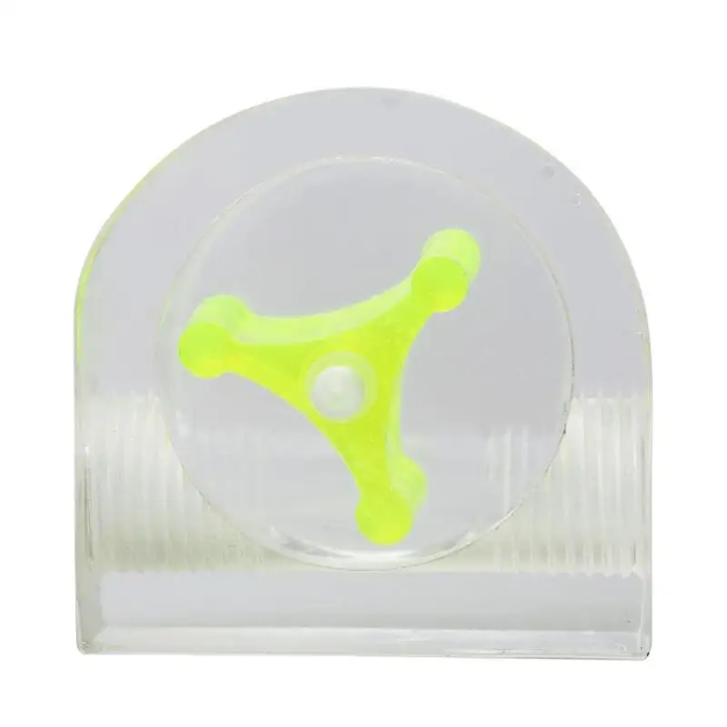 1pc Acrylic Semicircle 2 Way Flow Meter Indicator Port for PC Water Cooling